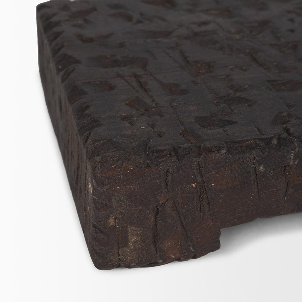Mercana - Shira Reclaimed Dark Brown Wooden Riser (Set of 2) - 70500 view 6