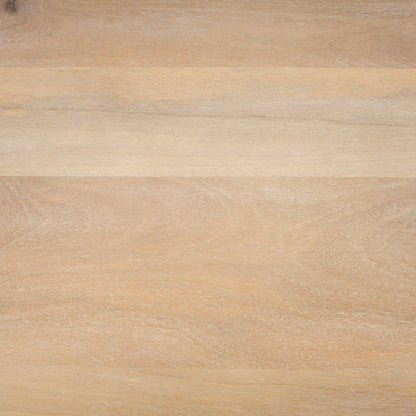 Mercana - Shivon 84" Rectangular Light Brown Mango Wood W/ Travertine Dining Table - 70849-AB view 8