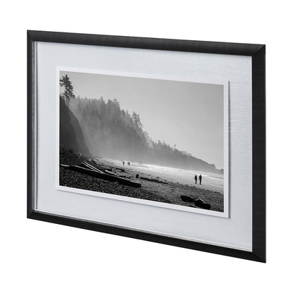 Mercana - Shoreland IV by Melissa McClain a Hand Embellished Textured Framed Art Print Matted under Glass - 12602 view 1