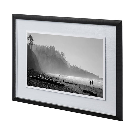 Mercana - Shoreland IV by Melissa McClain a Hand Embellished Textured Framed Art Print Matted under Glass - 12602 view 1