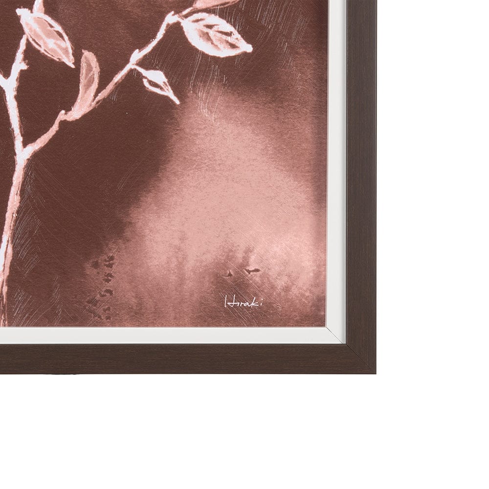Mercana - Sienna Silhouette III by Mercana Studio a Hand Embellished Textured Framed Art Print - 14809 view 3