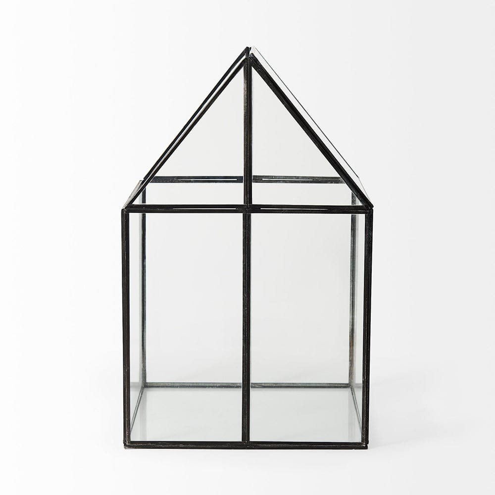 Mercana - Sikes Large 10L x 10W x 16H Hut Terrarium W/Glass Base - 68840 view 2