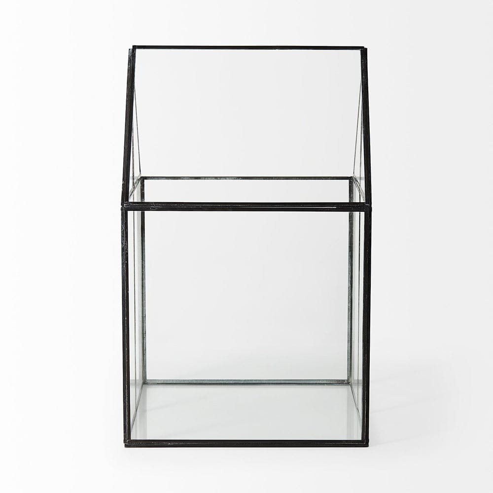Mercana - Sikes Large 10L x 10W x 16H Hut Terrarium W/Glass Base - 68840 view 3
