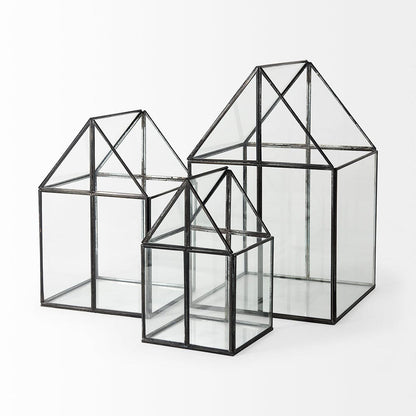 Mercana - Sikes Large 10L x 10W x 16H Hut Terrarium W/Glass Base - 68840 view 6