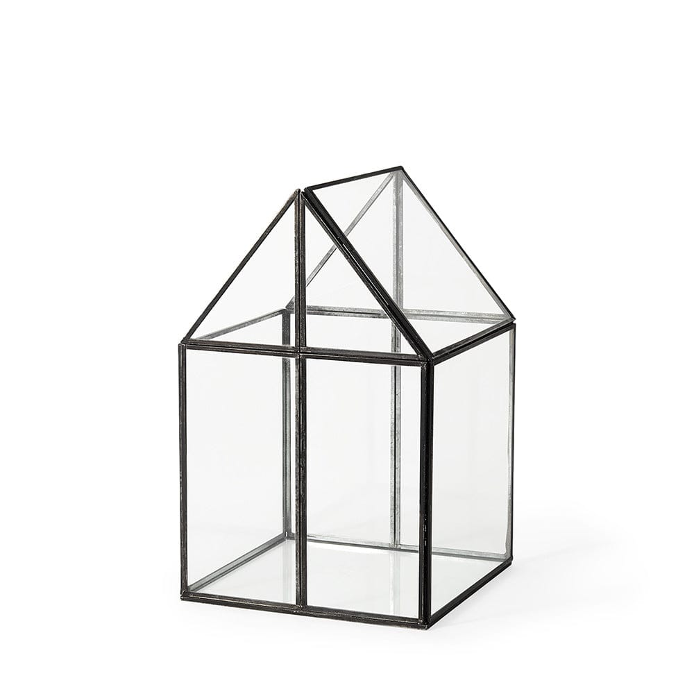 Mercana - Sikes Medium 8L x 8W x 13H Hut Terrarium W/Glass Base - 68839 view 1