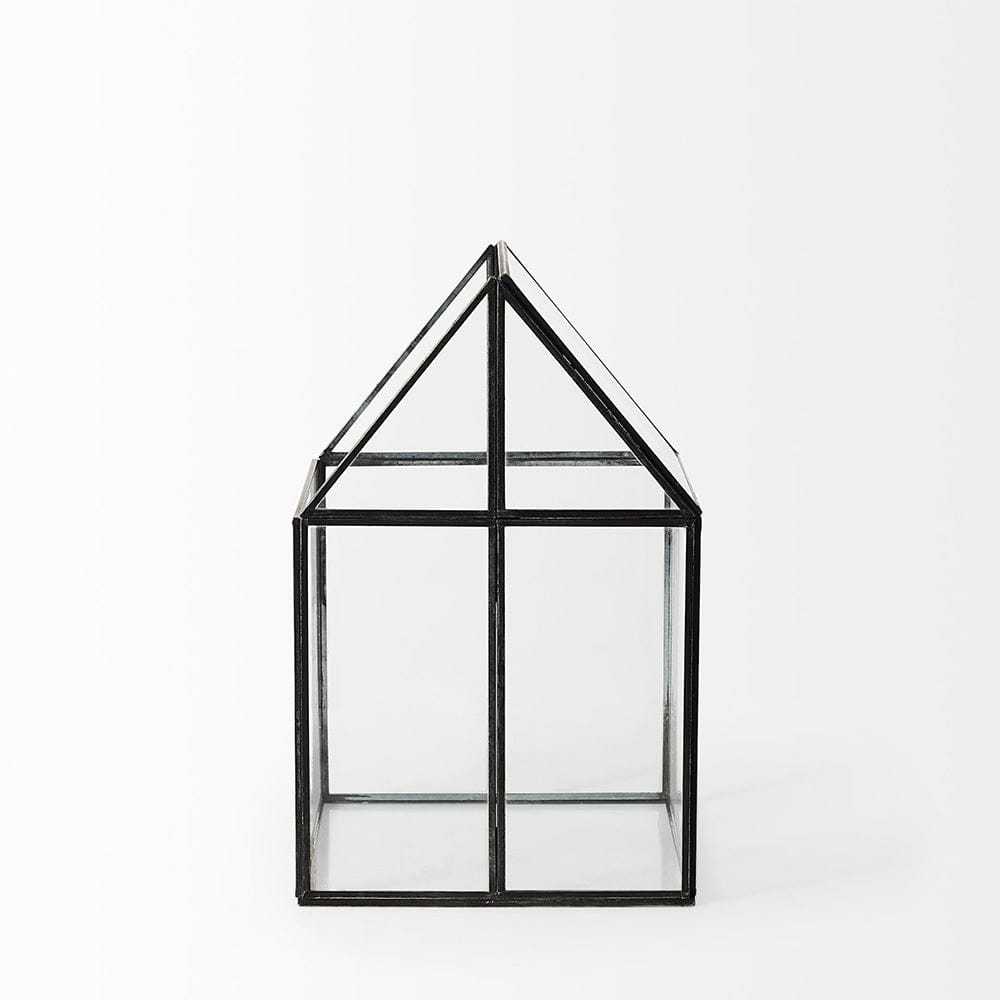 Mercana - Sikes Medium 8L x 8W x 13H Hut Terrarium W/Glass Base - 68839 view 2
