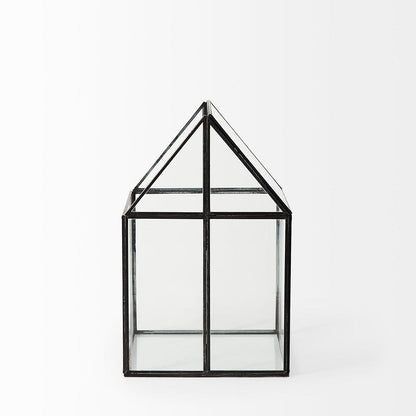 Mercana - Sikes Medium 8L x 8W x 13H Hut Terrarium W/Glass Base - 68839 view 2