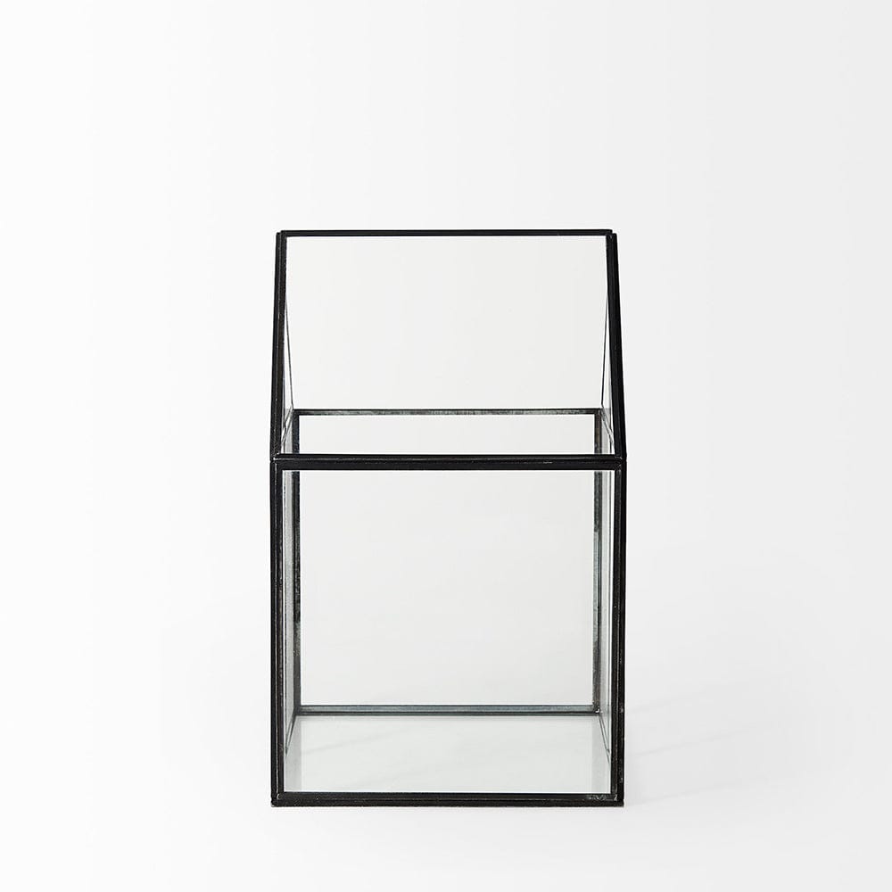 Mercana - Sikes Medium 8L x 8W x 13H Hut Terrarium W/Glass Base - 68839 view 3