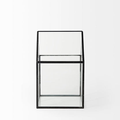 Mercana - Sikes Medium 8L x 8W x 13H Hut Terrarium W/Glass Base - 68839 view 3