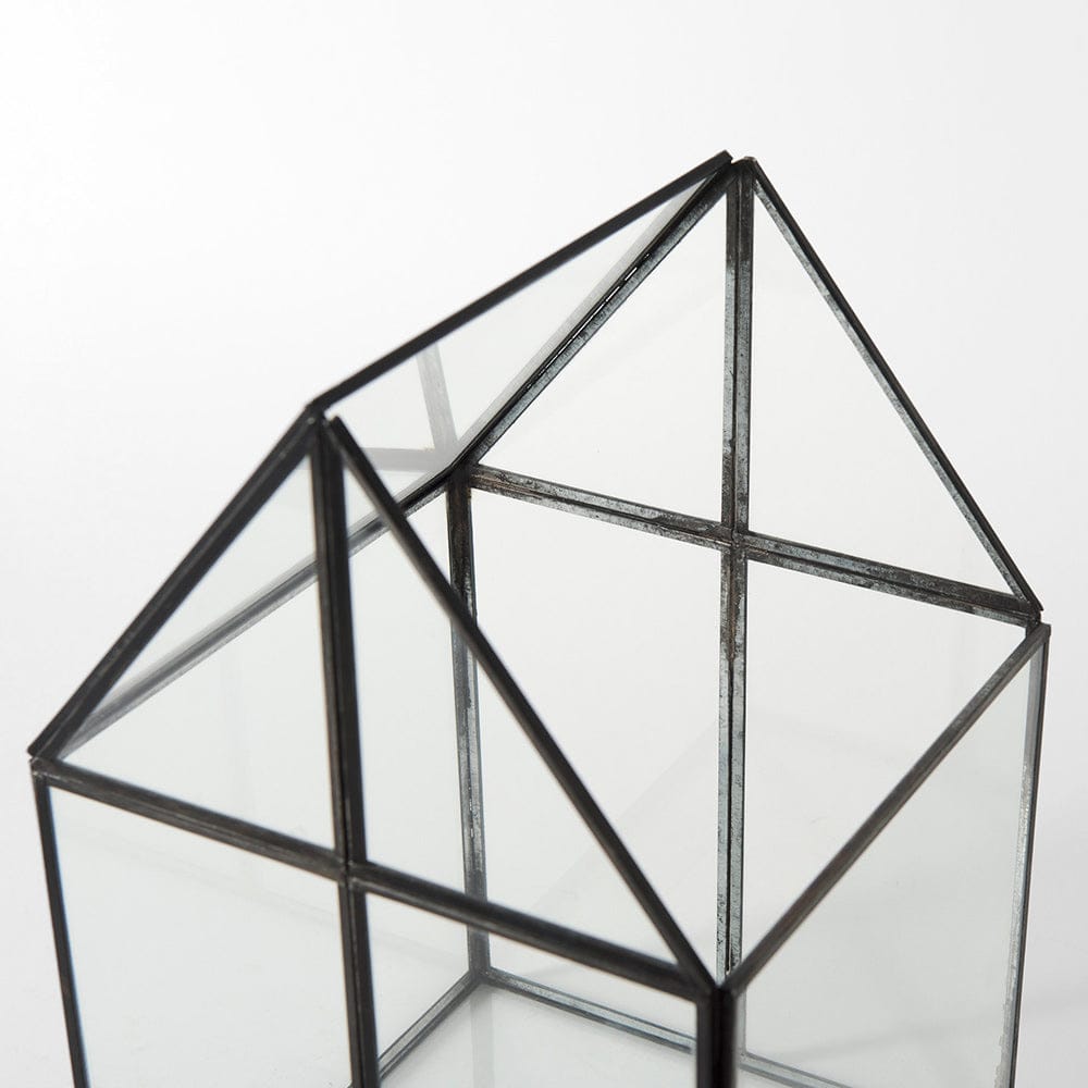 Mercana - Sikes Medium 8L x 8W x 13H Hut Terrarium W/Glass Base - 68839 view 7