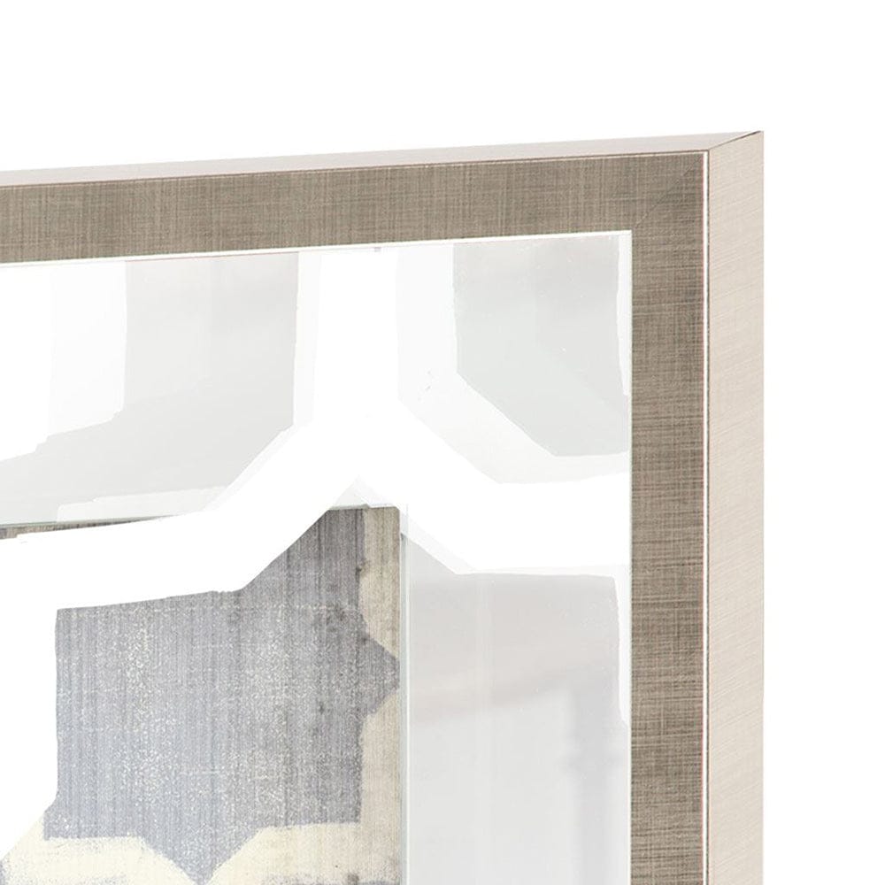 Mercana - Silhouette & Pattern V MC Jennifer Goldberger Hand Embelished Framed Art Print Matted under Glass - 9110 view 3