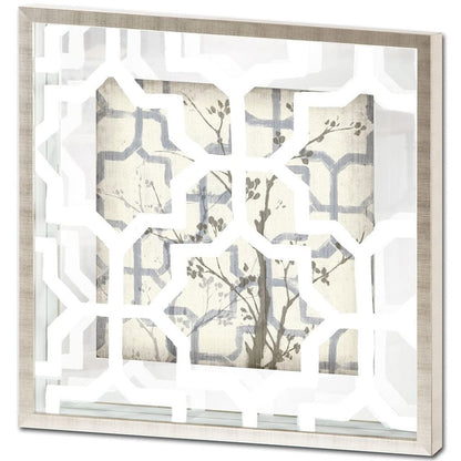 Mercana - Silhouette & Pattern VI MC Jennifer Goldberger Hand Embelished Framed Art Print Matted under Glass - 9111 view 1