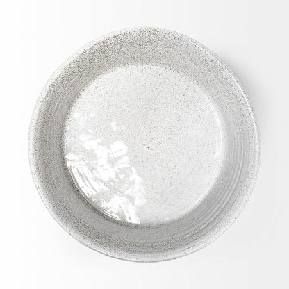 Mercana - Silone Large 16L x 16W White Ceramic Bowl - 68904_CLOSEOUT view 3