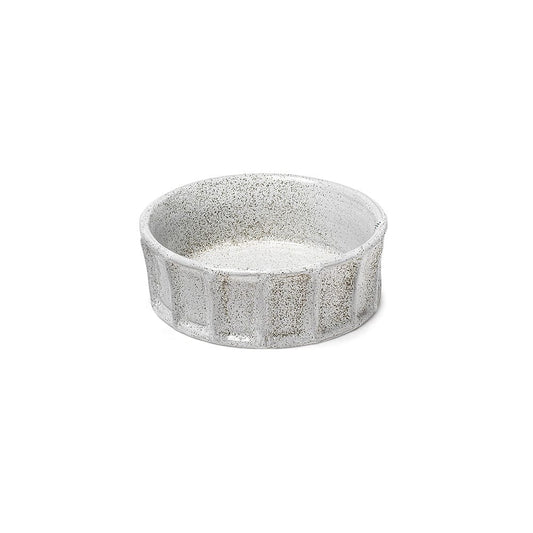 Mercana - Silone Small 9L x 9W White Ceramic Bowl - 68903_CLOSEOUT view 1