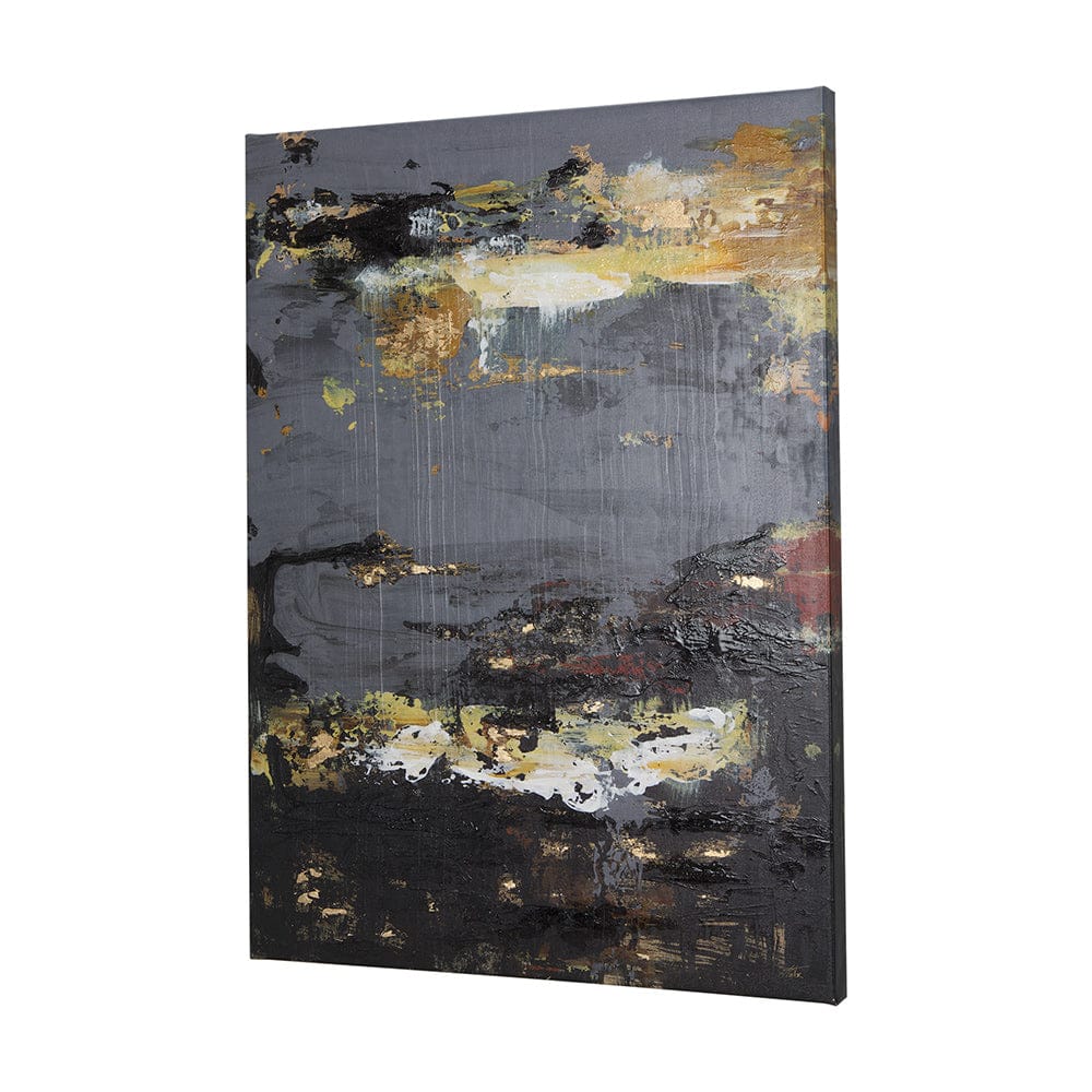 Mercana - Silver and gold inspiration I by Mercana Studio a Hand Embellished Textured Canvas - 102309-L view 2