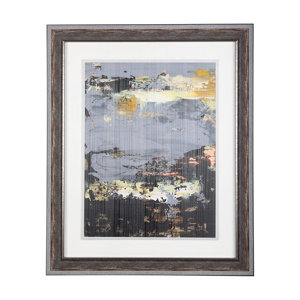 Mercana - Silver and gold Inspiration I by Mercana Studio a Hand Embellished Textured Framed Art Print - 14409 view 1