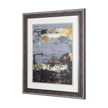 Mercana - Silver and gold Inspiration I by Mercana Studio a Hand Embellished Textured Framed Art Print - 14409 view 2