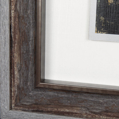Mercana - Silver and gold Inspiration I by Mercana Studio a Hand Embellished Textured Framed Art Print - 14409 view 5