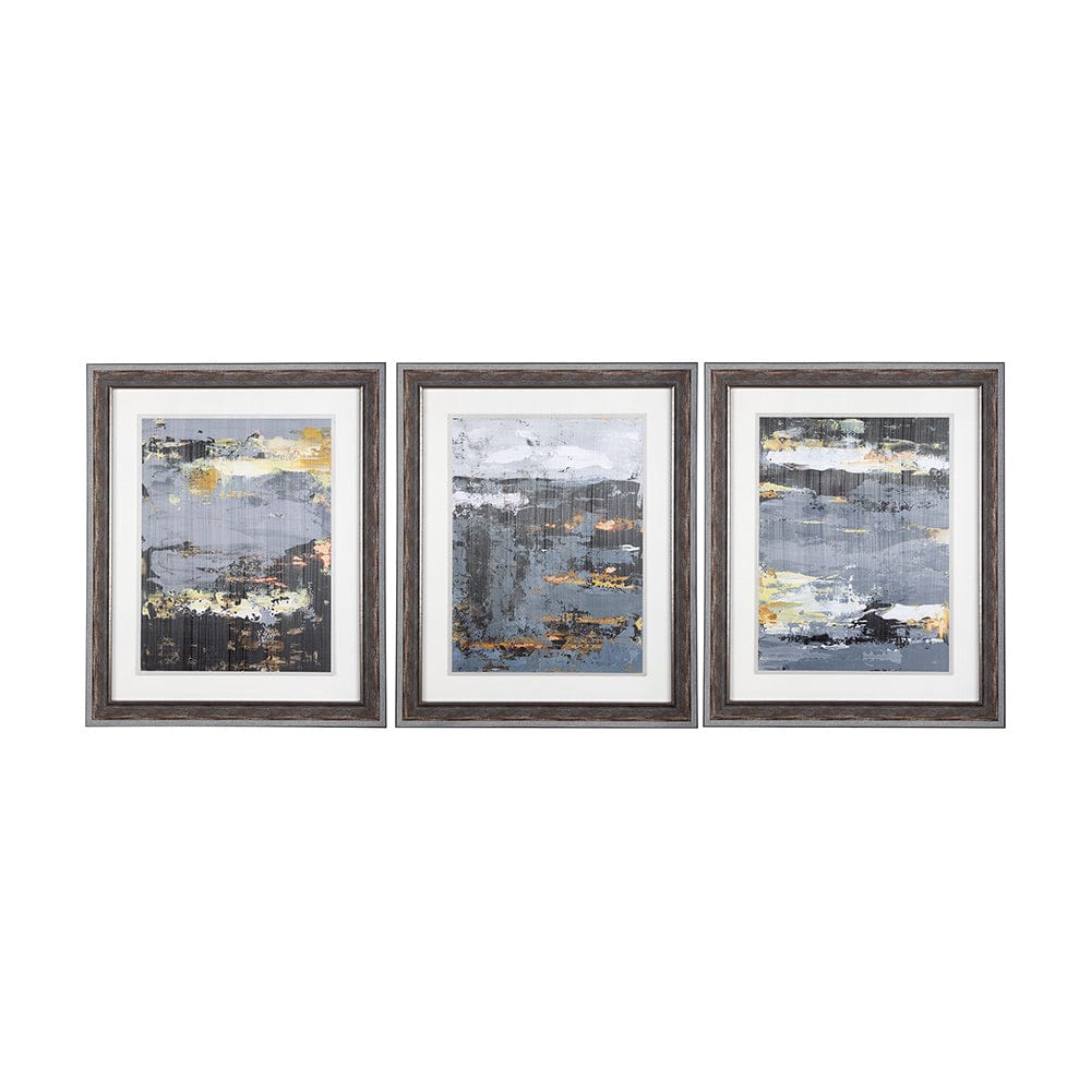 Mercana - Silver and gold Inspiration I by Mercana Studio a Hand Embellished Textured Framed Art Print - 14409 view 8