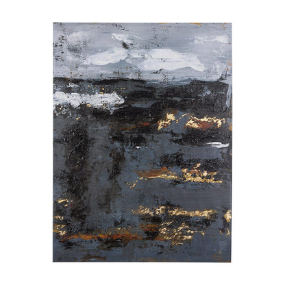 Mercana - Silver and gold inspiration II by Mercana Studio a Hand Embellished Textured Canvas - 102310-L view 1