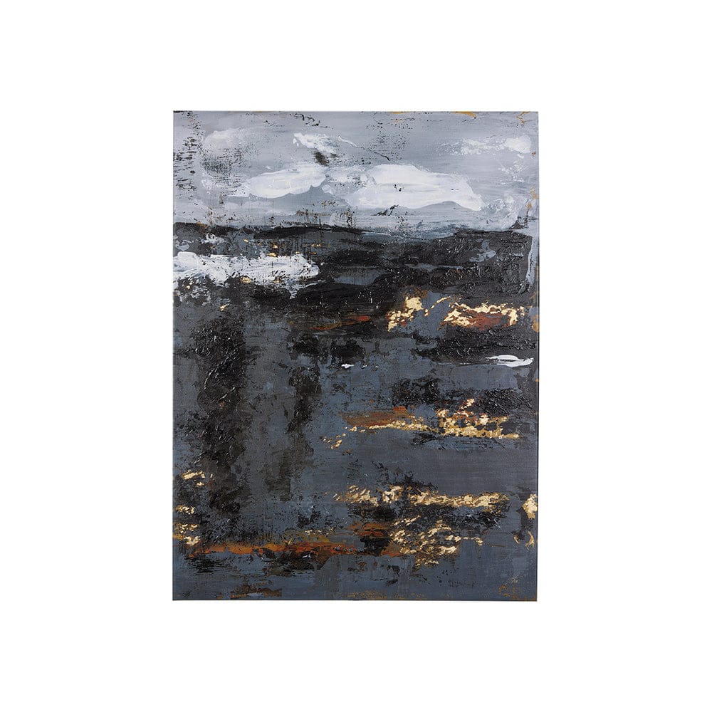 Mercana - Silver and gold inspiration II by Mercana Studio a Hand Embellished Textured Canvas - 102310-S view 1