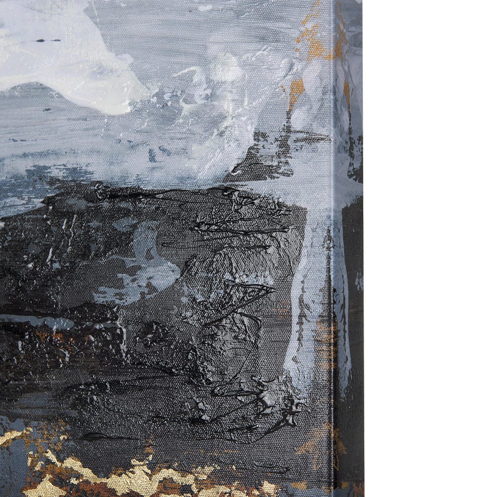 Mercana - Silver and gold inspiration II by Mercana Studio a Hand Embellished Textured Canvas - 102310-S view 4
