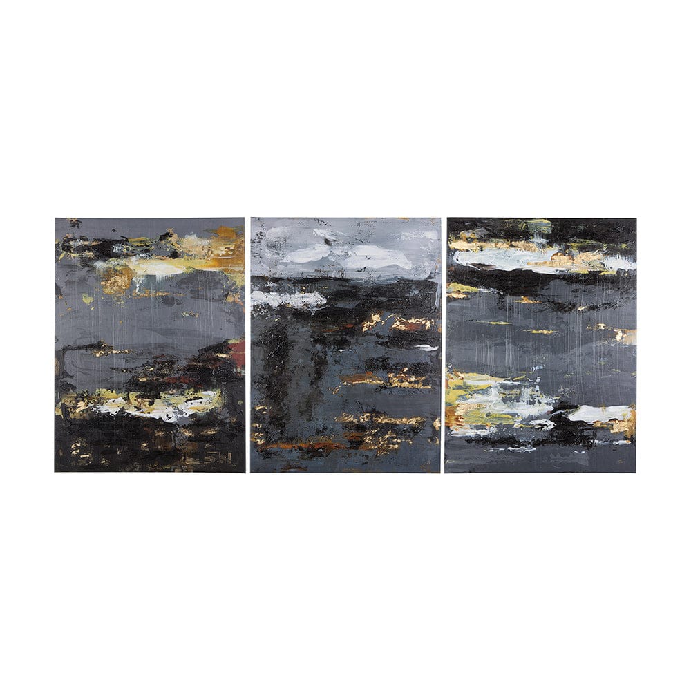 Mercana - Silver and gold inspiration II by Mercana Studio a Hand Embellished Textured Canvas - 102310-S view 8