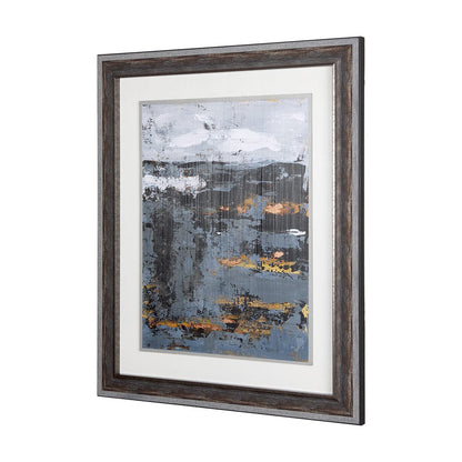 Mercana - Silver and gold Inspiration II by Mercana Studio a Hand Embellished Textured Framed Art Print - 14410 view 2