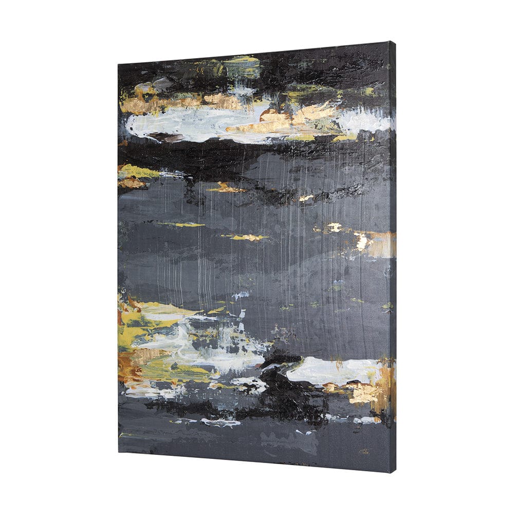 Mercana - Silver and gold inspiration III by Mercana Studio a Hand Embellished Textured Canvas - 102311-L view 2