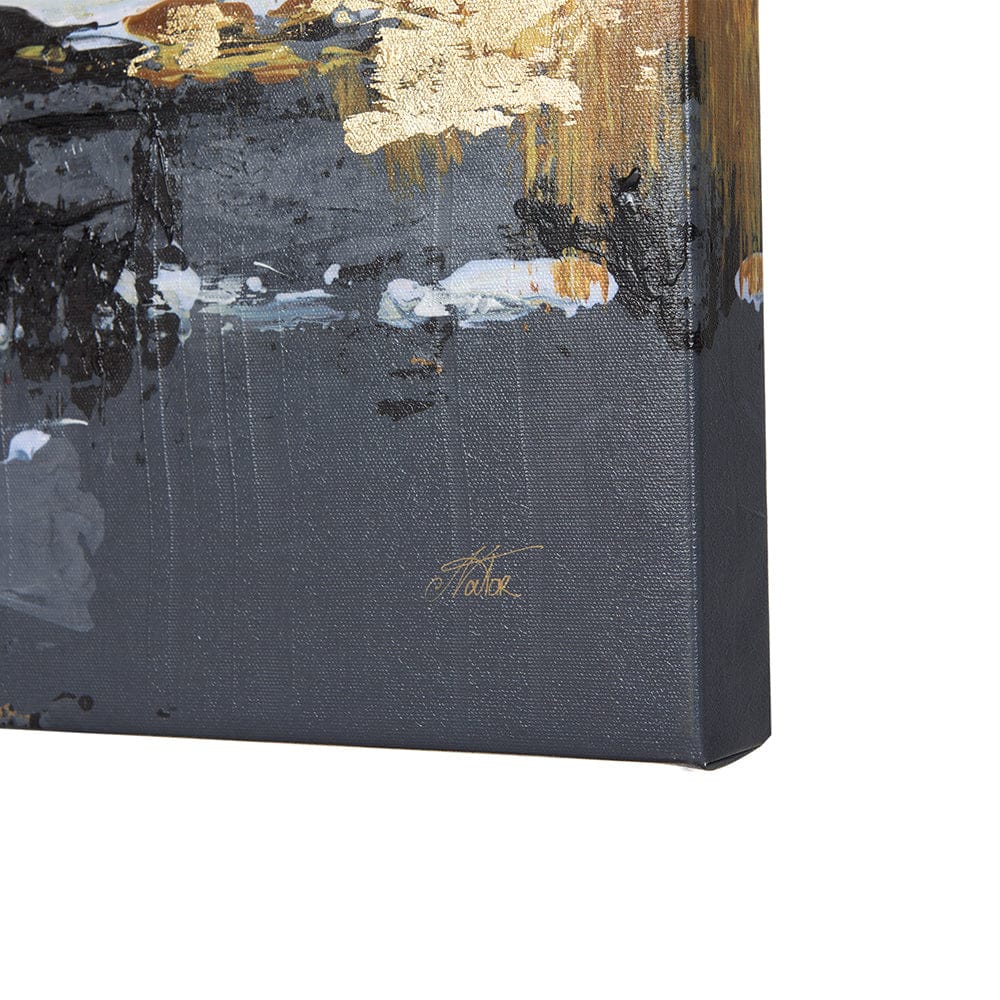 Mercana - Silver and gold inspiration III by Mercana Studio a Hand Embellished Textured Canvas - 102311-L view 5