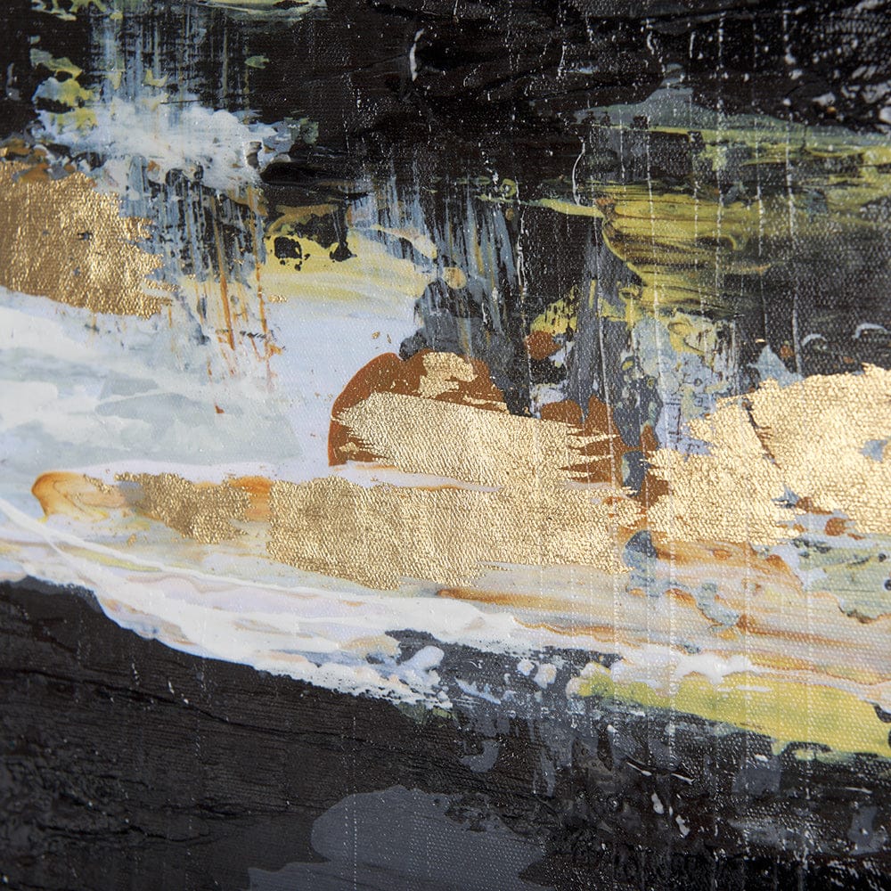 Mercana - Silver and gold inspiration III by Mercana Studio a Hand Embellished Textured Canvas - 102311-L view 7