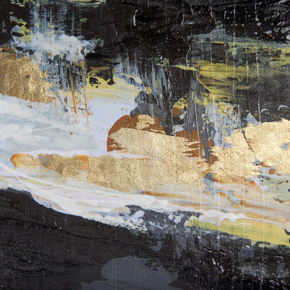 Mercana - Silver and gold inspiration III by Mercana Studio a Hand Embellished Textured Canvas - 102311-L view 7