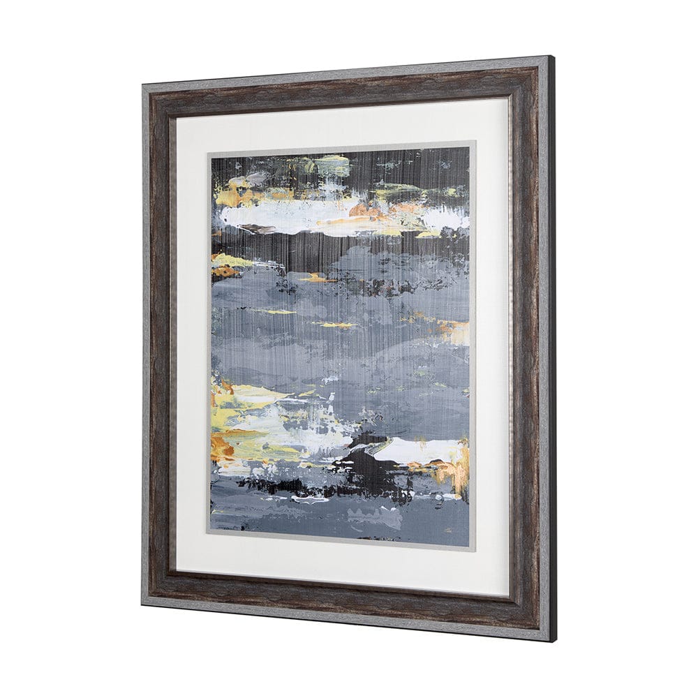 Mercana - Silver and gold Inspiration III by Mercana Studio a Hand Embellished Textured Framed Art Print - 14411 view 2