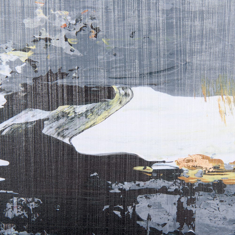 Mercana - Silver and gold Inspiration III by Mercana Studio a Hand Embellished Textured Framed Art Print - 14411 view 6