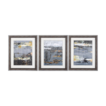 Mercana - Silver and gold Inspiration III by Mercana Studio a Hand Embellished Textured Framed Art Print - 14411 view 8