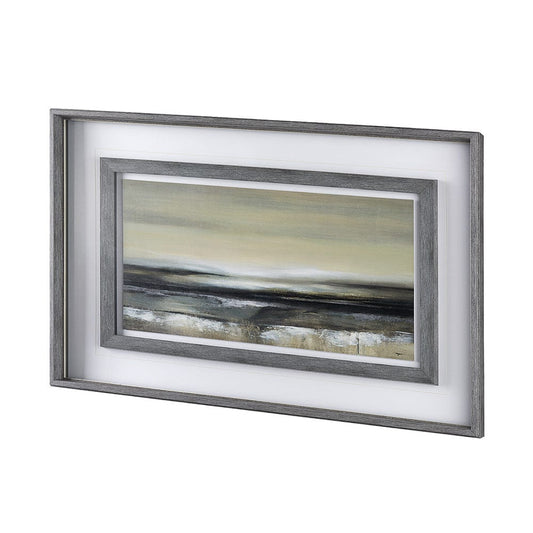 Mercana - Silver Light by Pablo Rojerro a Hand Embellished Textured Framed Art Print Matted under Glass - 13034 view 2