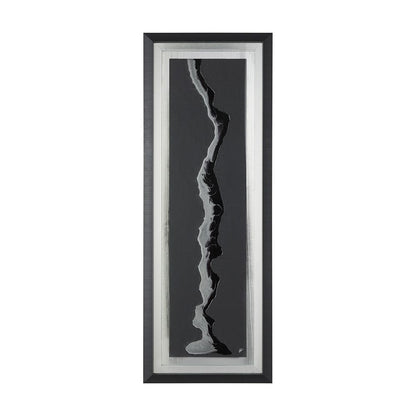 Mercana - Silver River by Barbara Fleming a Hand Embelished Textured Framed Art Print Matted under Glass - 12976 view 1