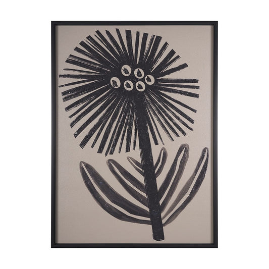 Mercana - Simple Floral-Bloom by Mercana Studio a Hand Embellished Textured Framed Art Print - 15078 view 1