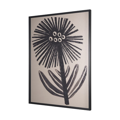 Mercana - Simple Floral-Bloom by Mercana Studio a Hand Embellished Textured Framed Art Print - 15078 view 2