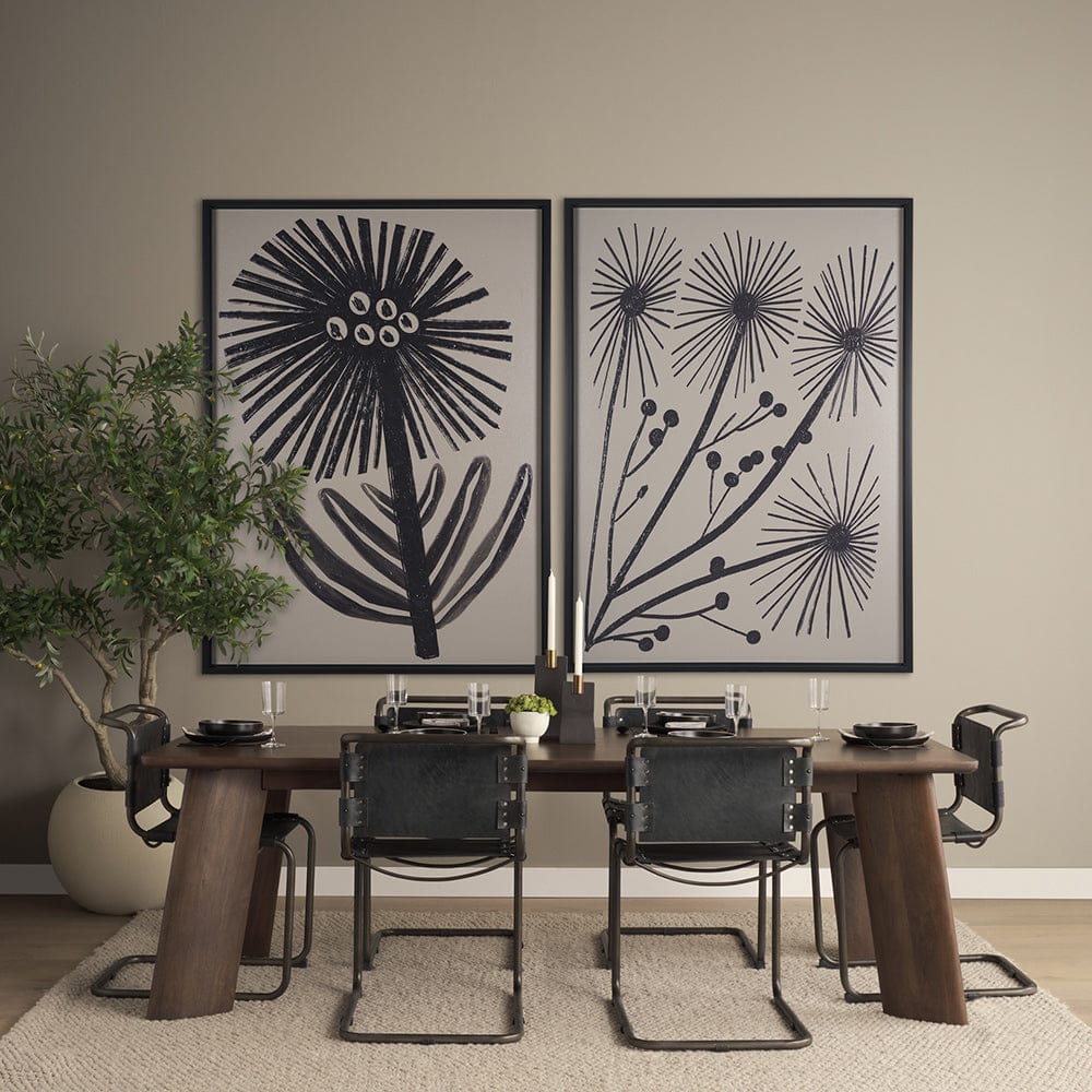 Mercana - Simple Floral-Bloom by Mercana Studio a Hand Embellished Textured Framed Art Print - 15078 view 8