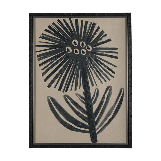 Mercana - Simple Floral - Bloom by Mercana Studio Hand Embellished Textured Framed Art Photo Matted under Glas - 14950 view 1