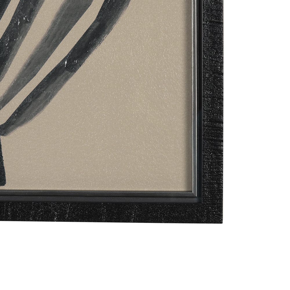 Mercana - Simple Floral - Bloom by Mercana Studio Hand Embellished Textured Framed Art Photo Matted under Glas - 14950 view 3