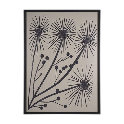 Mercana - Simple Floral-Grow by Mercana Studio a Hand Embellished Textured Framed Art Print - 15079 view 1