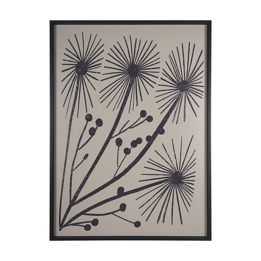 Mercana - Simple Floral-Grow by Mercana Studio a Hand Embellished Textured Framed Art Print - 15079 view 1