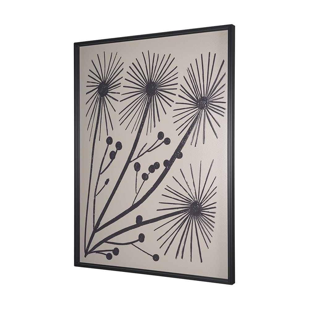 Mercana - Simple Floral-Grow by Mercana Studio a Hand Embellished Textured Framed Art Print - 15079 view 2