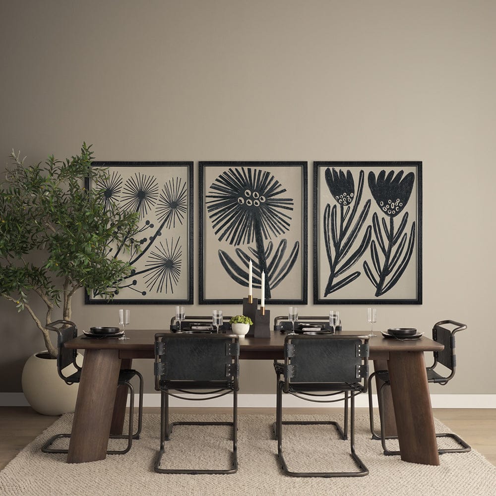 Mercana - Simple Floral - Grow by Mercana Studio Hand Embellished Textured Framed Art Photo Matted under Glass - 14949 view 8