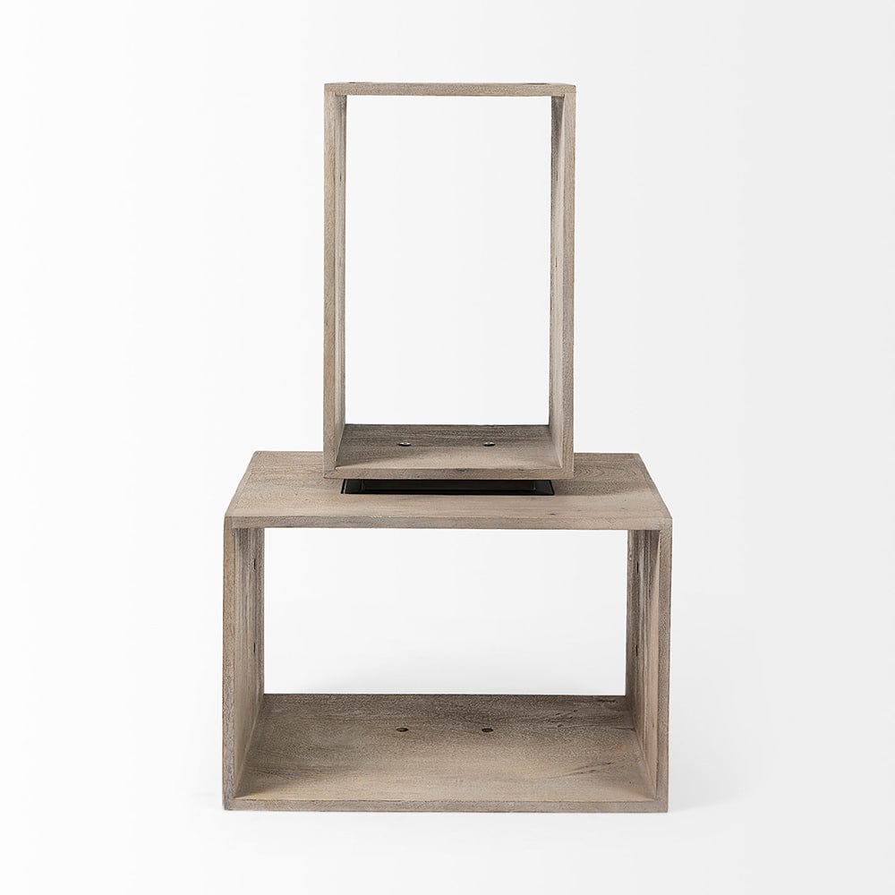 Mercana - Simul Light Brown Wood Modular Shelving Unit (Set of 2) - 69229_CLOSEOUT view 6