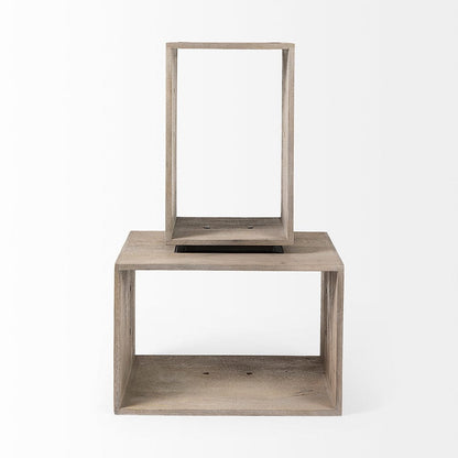 Mercana - Simul Light Brown Wood Modular Shelving Unit (Set of 2) - 69229_CLOSEOUT view 6