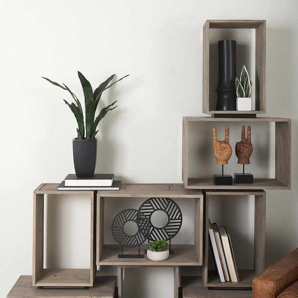 Mercana - Simul Light Brown Wood Modular Shelving Unit (Set of 2) - 69229_CLOSEOUT view 14