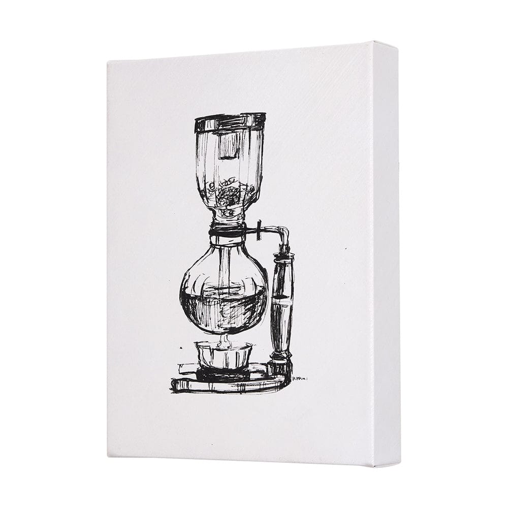Mercana - Siphon Coffee Maker by Mercana Studio a Hand Embellished Textured Canvas - 102439-L view 2